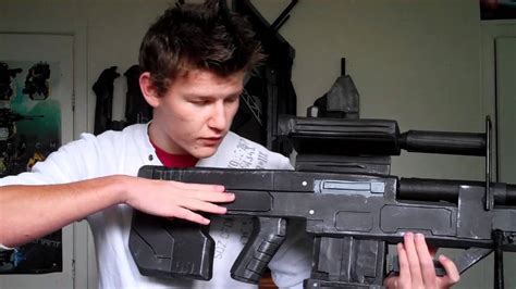New Halo 3 Sniper rifle film prop replica - YouTube