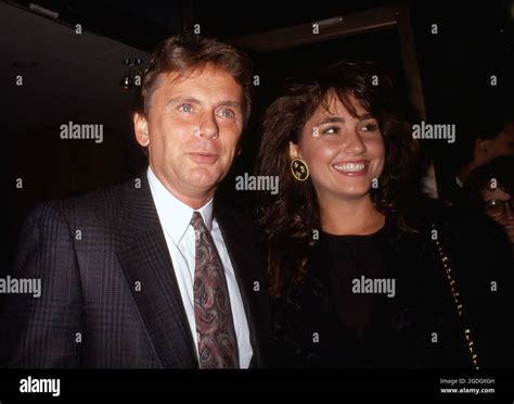 Pat Sajak and Lesly Brown Circa 1980's Credit: Ralph Dominguez ...