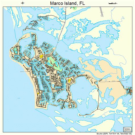 marco island florida map marco island florida street map 1243075