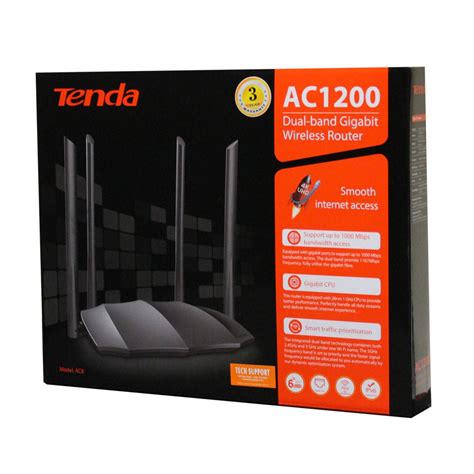 Tenda AC8 AC1200 Dual-band Gigabit Wireless Router - INFOTEC eStore