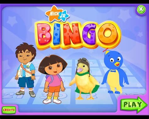 Nick Jr. Bingo | nickelodeon games | Free download software