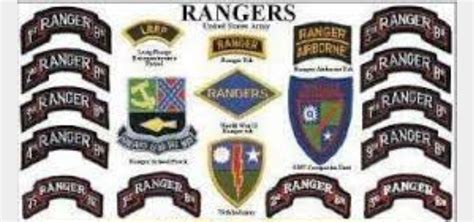 Scrolls, Tabs and Patches Airborne Army, Airborne Ranger, Army Infantry ...