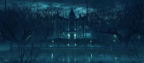 Crump manor concept art from 2023 The Haunted Mansion film : r/thehauntedmansion