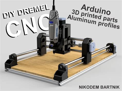 DIY Dremel CNC design and parts by NikodemBartnik - Thingiverse | Diy cnc router, Diy cnc, Cnc ...