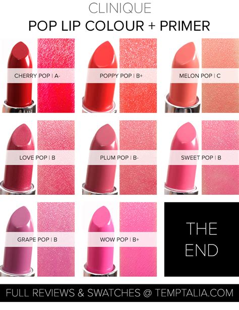 Round-up: Clinique Pop Lip Colour + Primer Overview & Thoughts