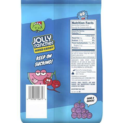 Jolly Rancher Lollipop Nutrition Facts - Nutrition Ftempo