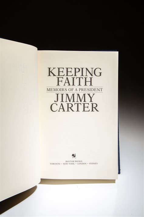 Keeping Faith; Memoirs Of A President by Carter, Jimmy [Tony Gwynn ...