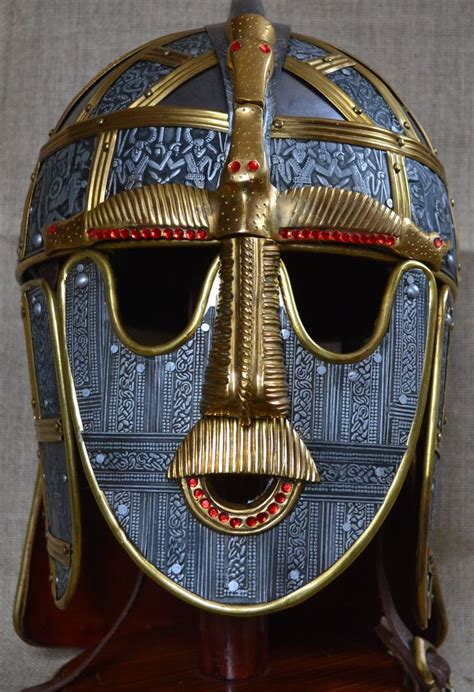 The Sutton Hoo Helmet is an icon of Anglo-Saxon England. | Anglo saxon ...