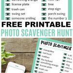 Fun Photo Scavenger Hunt Ideas (Free Printable)