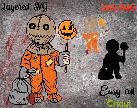 Papercraft svg files for cricut Cut Files Trick R Treat Sam Halloween ...