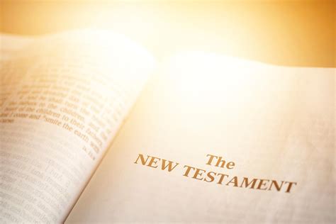 Bible opened to the New Testament title page - StockFreedom - Premium ...