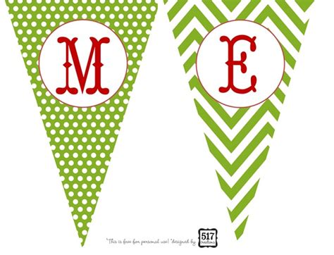 517 creations: 31 days of warming up to the holidays: {day 27} merry christmas printable banner