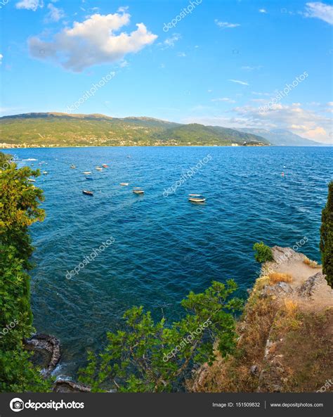 Lake Ohrid summer view. — Stock Photo © wildman #151509832