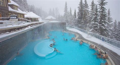 Banff Upper Hot Springs | Banff hot springs, Pool water features, Banff ...