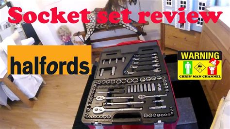 Halfords Advanced socket set review - YouTube