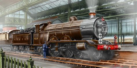 LBSC Atlantic Express Locomotive “Beachy Head” :: Behance