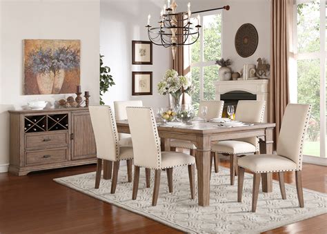 Mill Valley 7pc Dining Table Set - Las Vegas Furniture Store | Modern Home Furniture ...