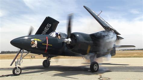 F7F-3P Tigercat 'Here Kitty, Kitty!' flight 2017 - YouTube