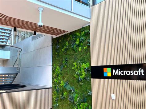 New Reception, Entrance & Cafeteria - Microsoft, Cambridge - Living ...