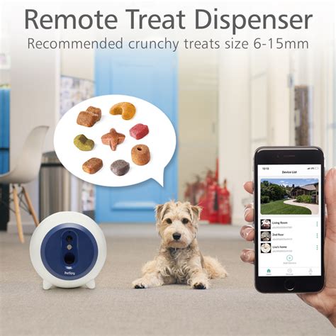 PetSpy Dog Treat Dispenser with HD Camera, SmartPhone Controlled