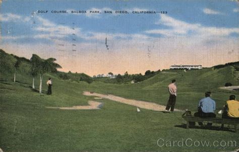 Golf Course, Balboa Park San Diego, CA Postcard