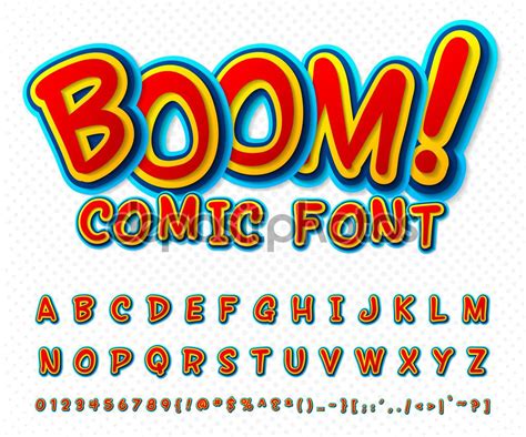 Download - Creative comic font. Vector alphabet in style pop art — Stock Illustration #77421976 ...