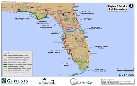 Florida Trail Map | D1Softball - Florida Scenic Trail Interactive Map | Printable Maps