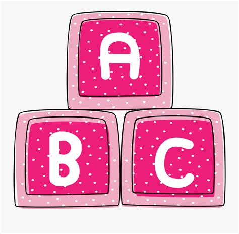 Pink Baby Blocks Clipart , Free Transparent Clipart - ClipartKey