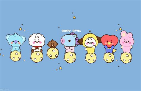 [200+] Bt21 Pictures | Wallpapers.com