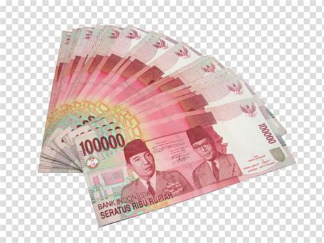 Fan of 100000 Indonesian rupiah banknotes, Indonesian rupiah Money Bank ...