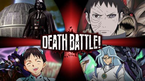 Darth Vader/Anakin Skywalker vs Obito Uchia/Tobi vs Eva unit 1/Shinji Ikari vs Dartz(Star Wars ...