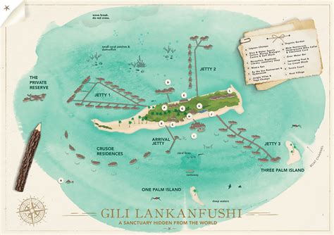 Gili Lankanfushi Resort – North Male Atoll, Maldives – Map – TRAVOH