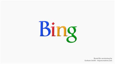 Bing-Google Reversion | Reversioning the Bing logo based on … | Flickr