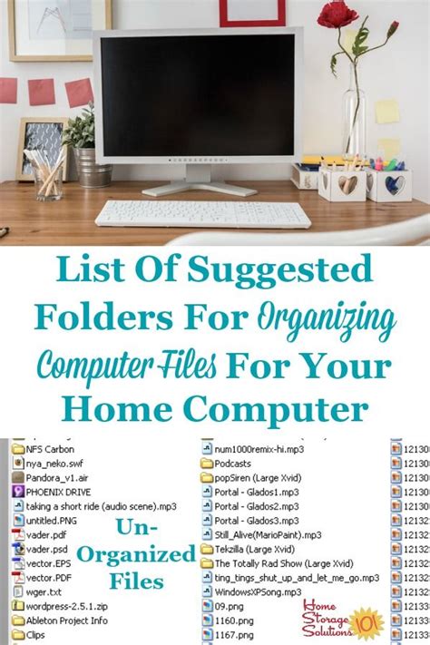 How To Organize Computer Files On Your Home Computer | Organize computer files, Digital ...