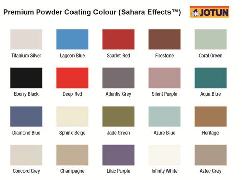 Space Products Sdn Bhd: SP.ace Colour Chart - Premium Colour (Sahara Effects Series)