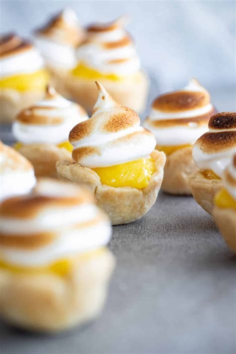 Mini Lemon Meringue Pie - Bite Sized Dessert Recipe