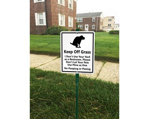 Keep Dog Off Grass Signs (from $8)