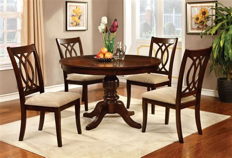 Hokku Designs Frescina 5 Piece Dining Set | Round dining table sets, Round dining room, Round ...