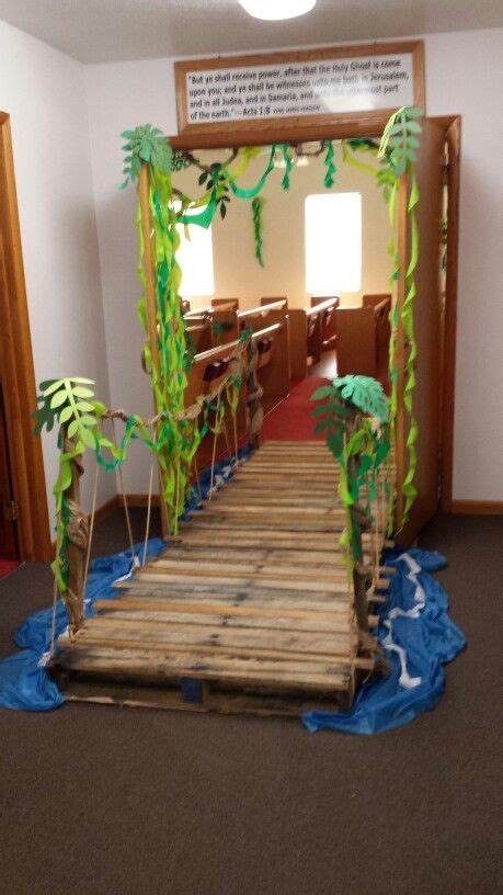 VBS- Journey Off the Map - Decorations - Jungle theme - Bridge into sanctuary - Calvary Baptist ...