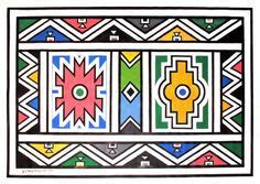 Esther Mahlangu canvas art - Ndebele | South african art, Art, Tribal art