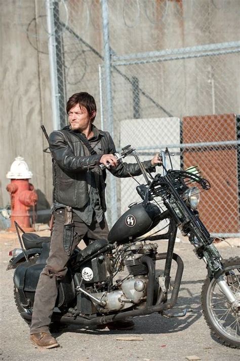 norman reedus hot the walking dead | Triumph motorcycles, Motorcycle, The walking dead