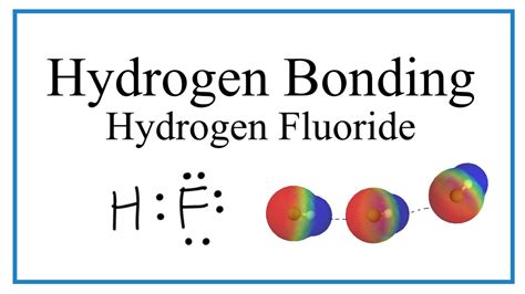 Hydrogen Bonding in Hydrogen fluoride (HF) - YouTube