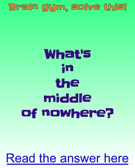 Riddles With Answers Easy