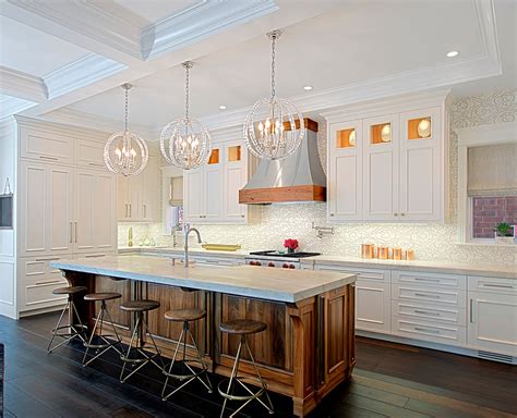 White transitional kitchen - Transitional - Kitchen - Chicago - by ...