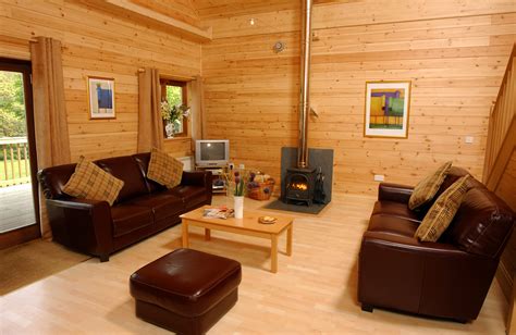 Log cabins are beautiful inside - South West Log Cabins