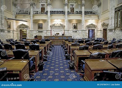 The Historic House Chamber of Maryland State House Editorial Stock Image - Image of united ...