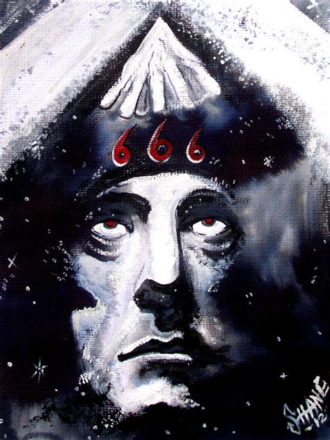 Aleister Crowley Space In Time With The Great Beast Painting by Sam Hane - Fine Art America