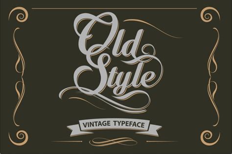 Old Style - Vintage Letters By Vintage Font Lab | TheHungryJPEG