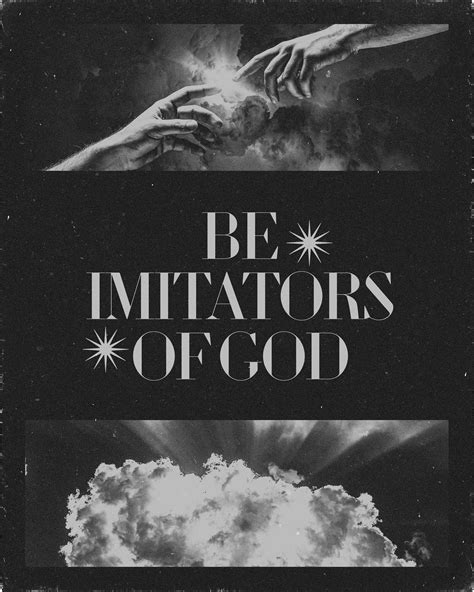 "Be imitators of God." - Ephesians 5:1 - Sunday Social