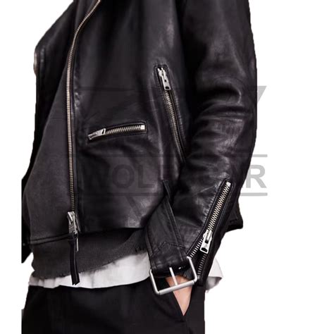 ALL SAINTS WICK LEATHER BIKER JACKET – Jimmy Outfits